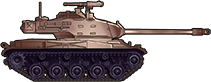 Sideview of M41A1 Bulldog